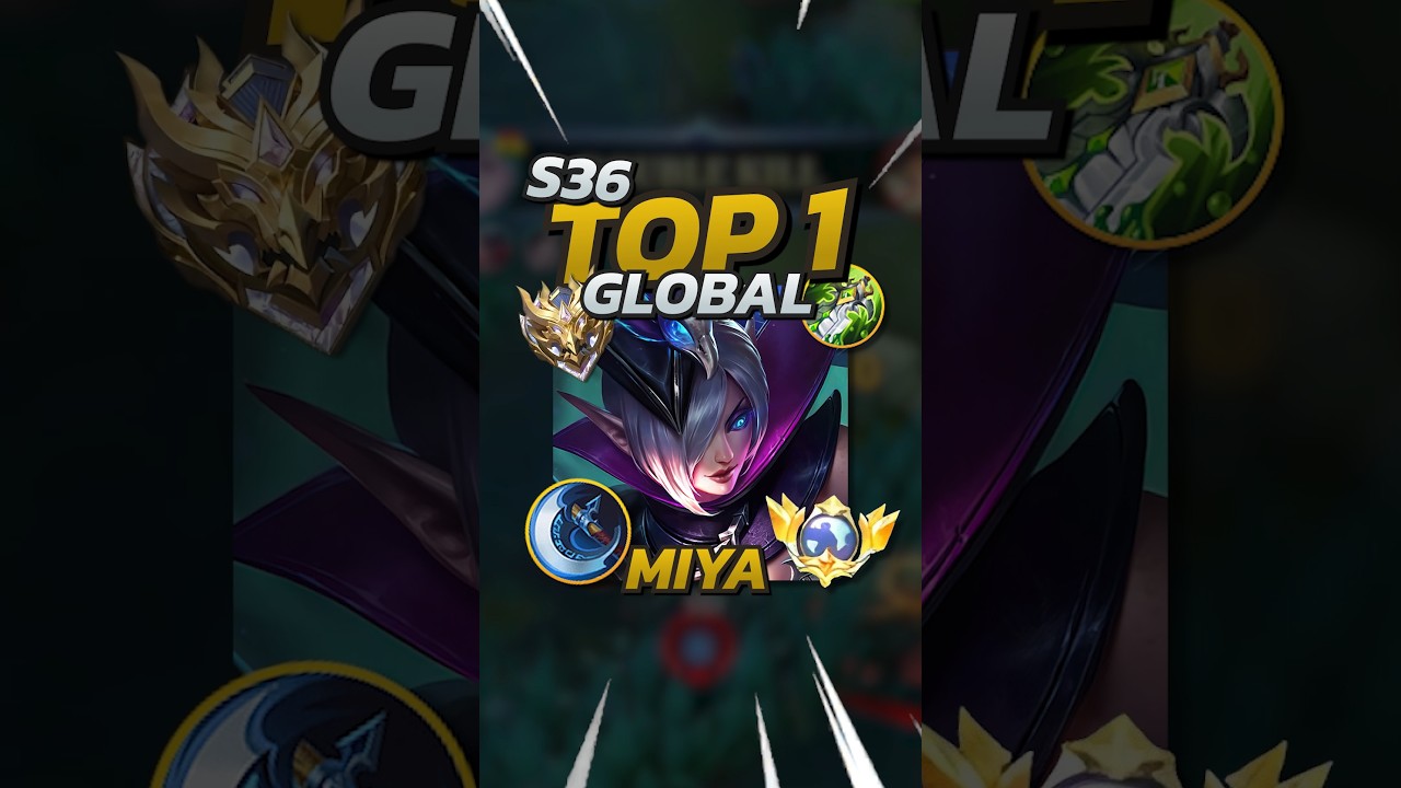 65% Winrate Miya S36 Build! Mobile Legends #mobilelegends #mlbb #gaming #mlbbgoldenmonth