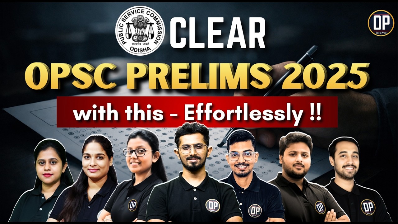 Dominate 🔥 OPSC OCS Prelims 2025 !! | OPSC OAS | Odisha Preps | OP