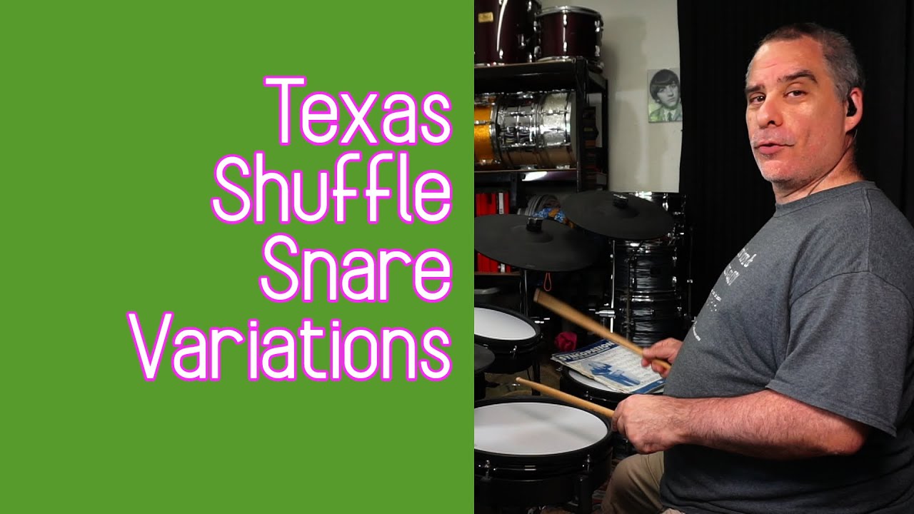 How To Play A Texas Shuffle - Basic Snare Variations