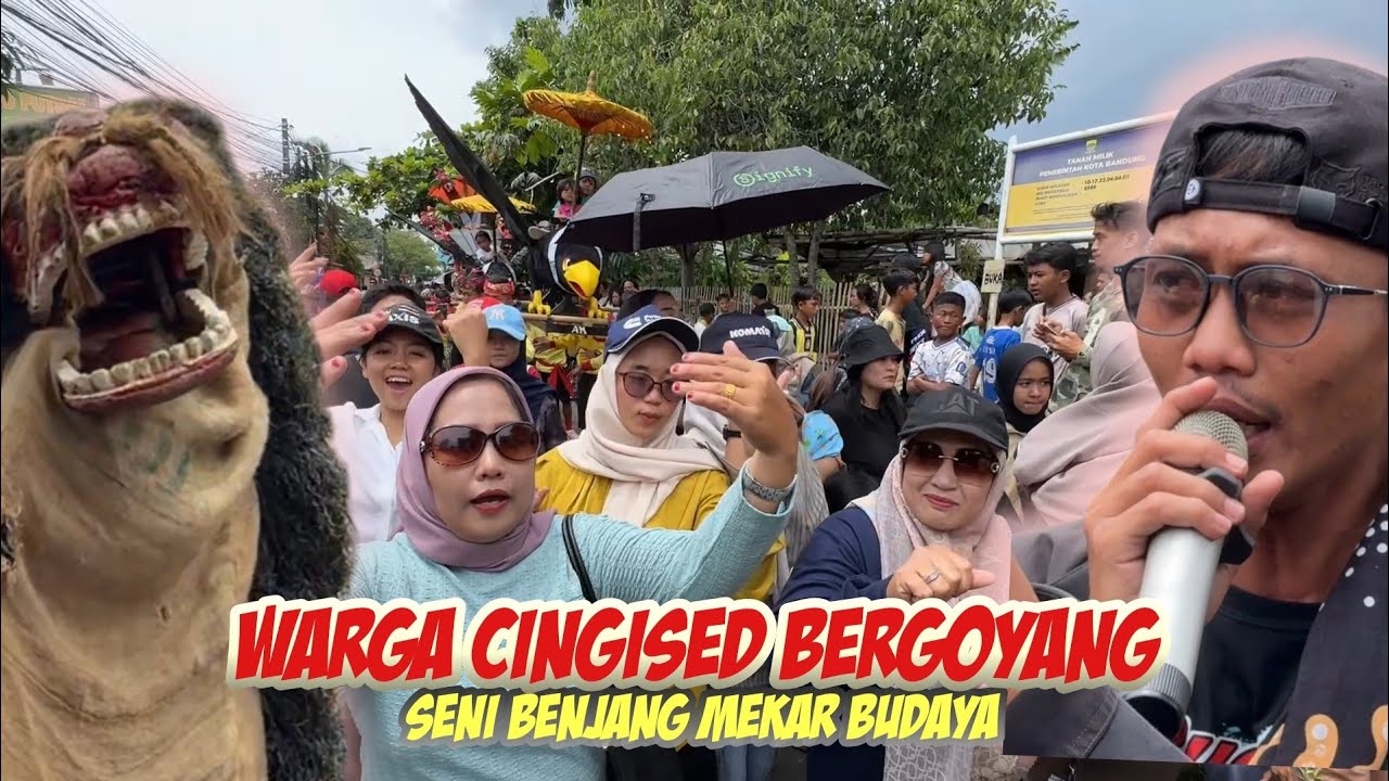 Arak-arakan Menghibur Warga Cingised|| Benjang Mekar Budaya