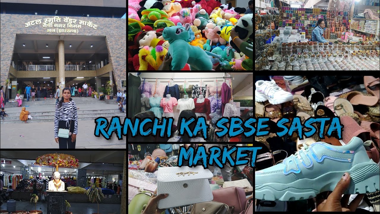 Ranchi ka sbse sasta market // ATAL SMRITI VENDOR MARKET// RANCHI