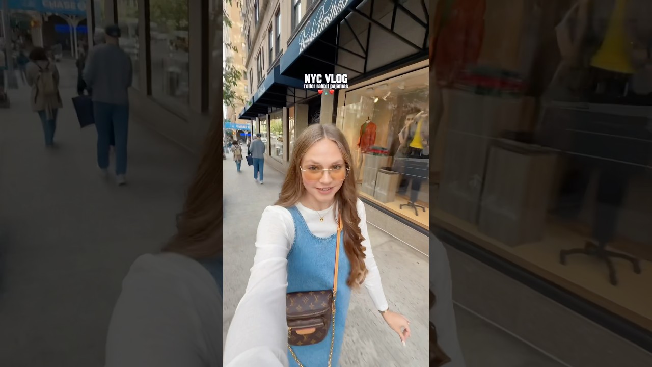 NYC VLOG | roller rabbit pajamas🩷#vlog #diml #rollerrabbit #nyc #aesthetic #viral #boyfriend #sweet