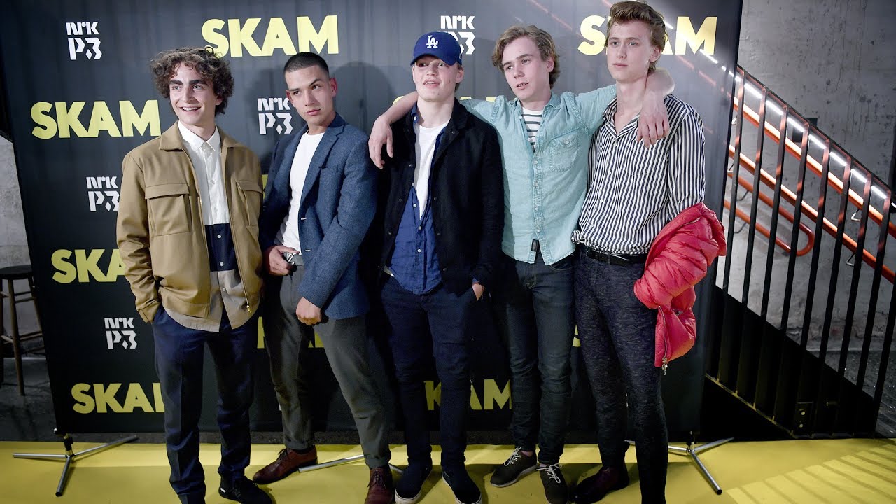 Fotosesh før «SKAM»-festen
