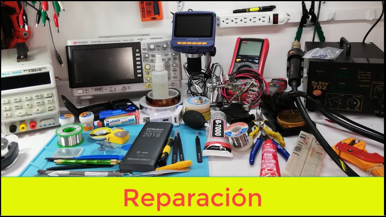 herramientas básicas para reparación electrónica e ingeniería(# 5 tip reparación)