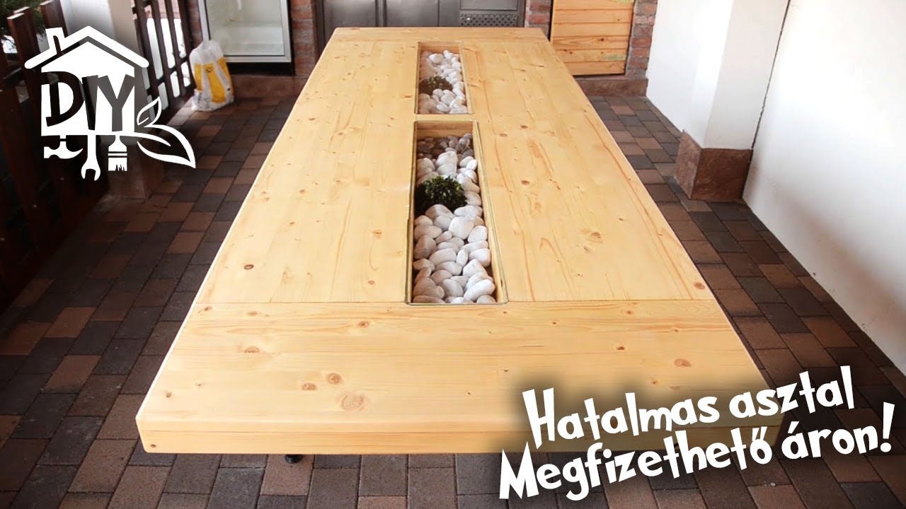 Hatalmas asztal megfizethető áron! | Green Cottage DIY