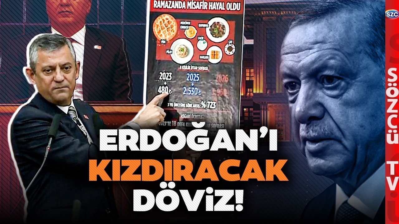 Özgür Özel Meclis'i İnletti Erdoğan'a 'Pideli' Yanıtı Ankara'yı Salladı! Bakın Neler Dedi