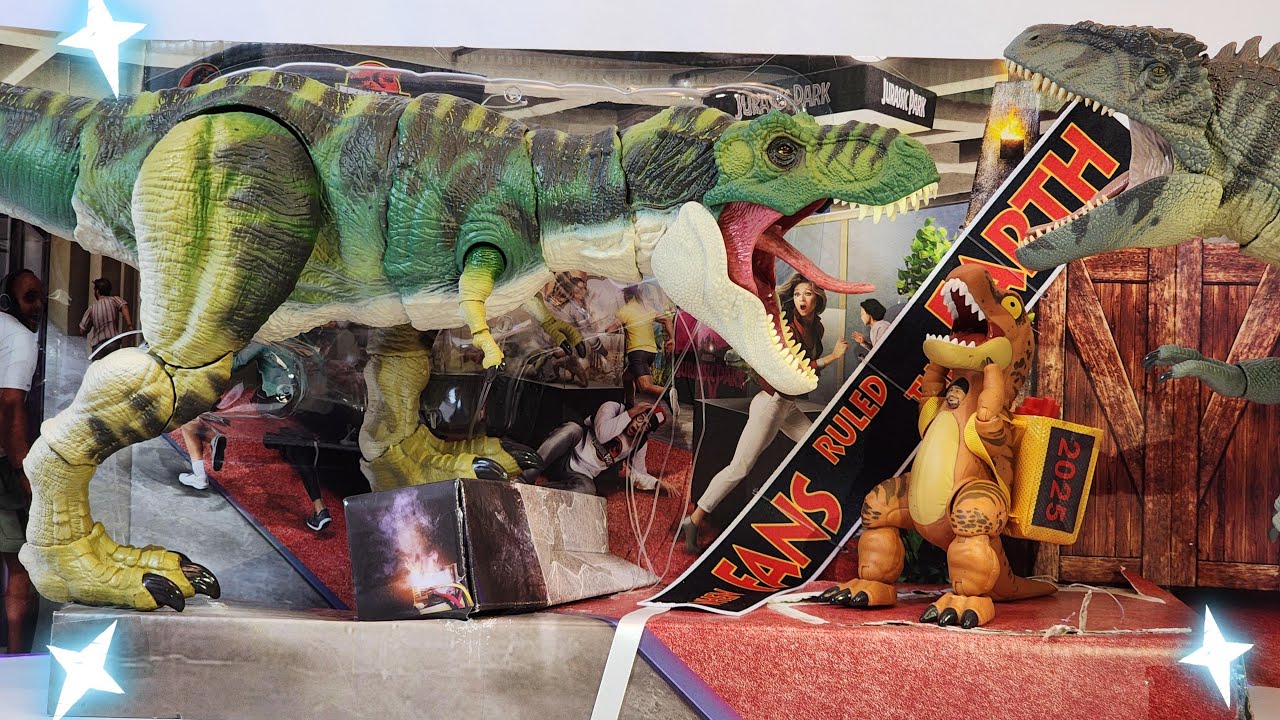 Jurassic World Tyranosaurus Rex Buck Hammond Collection Exclusivo SDCC! Full Review!