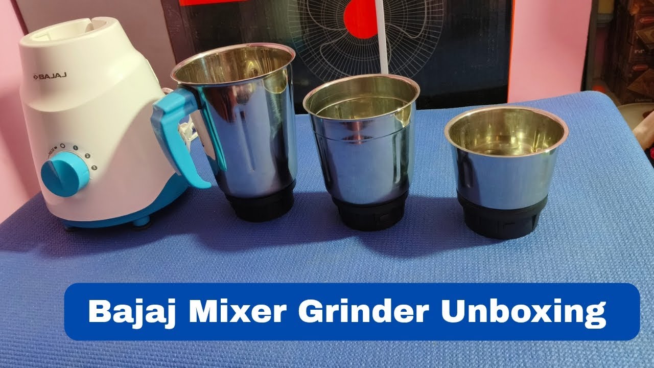 Bajaj Notch Mixer Grinder Unboxing | 500 Watt 