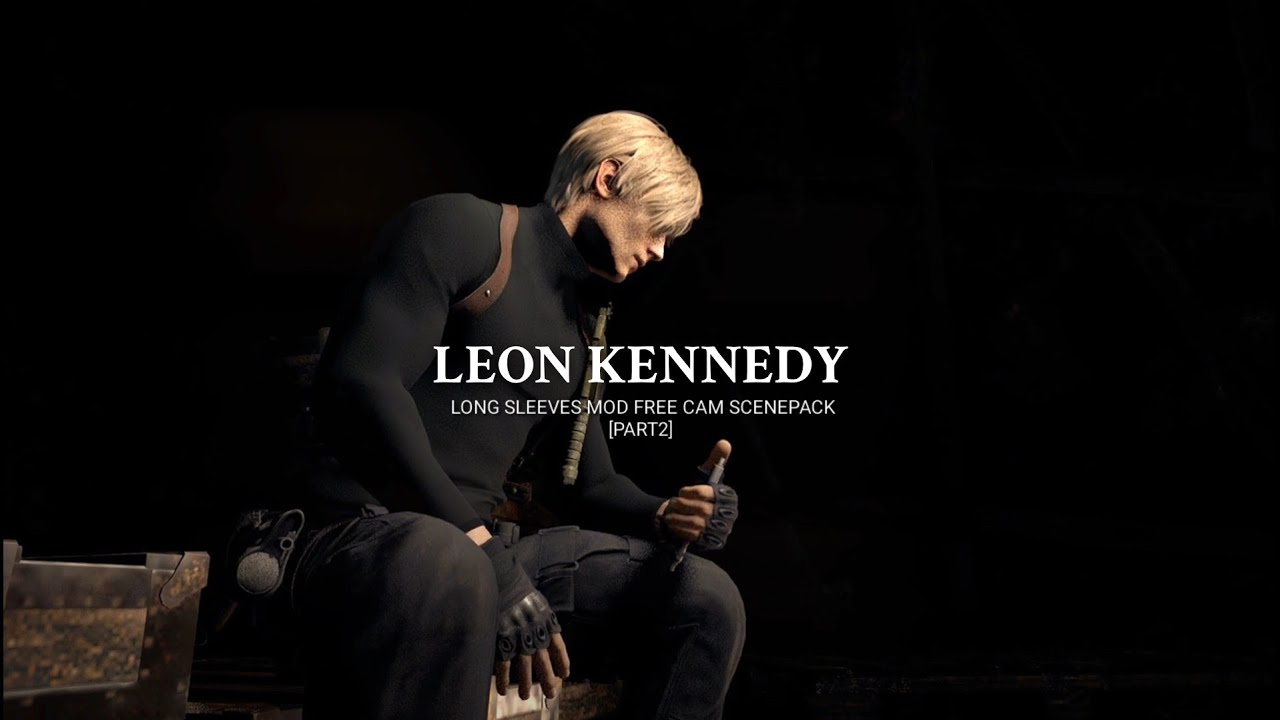 Leon Kennedy Long Sleeves Mod Scenepack- Free Cam