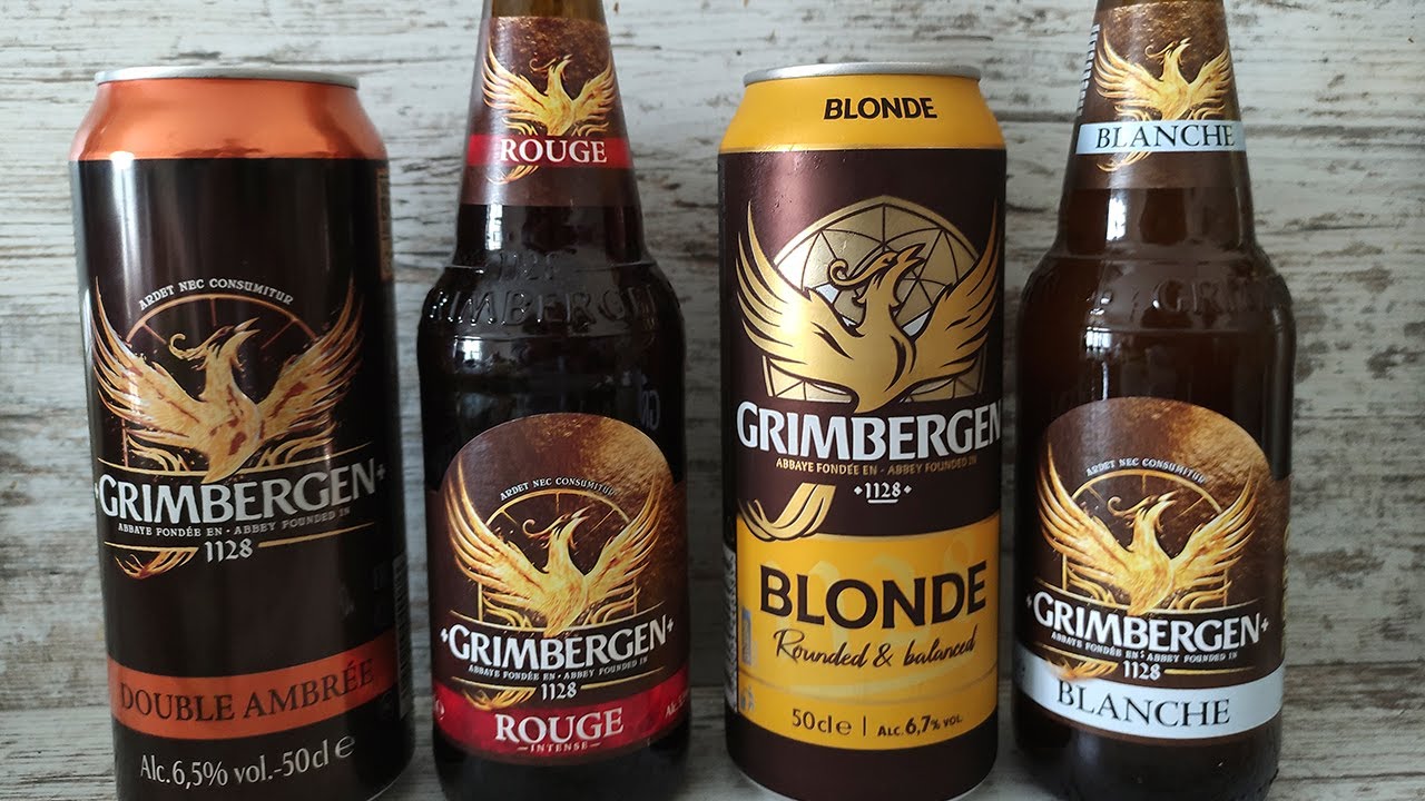 Обзор на пиво Grimbergen/ Гримберген / Grimbergen Blonde, Double-ambr&eacute;e, Blanche, Grimbergen Rouge