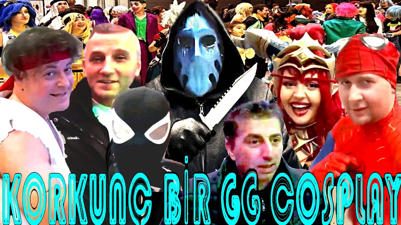 KORKUNÇ BİR GG COSPLAY GAME FESTIVAL ÖZET(STREET FIGHTER RYU,SPIDERMAN,SCORPION,DEADPOOL,LINK,SONIC)