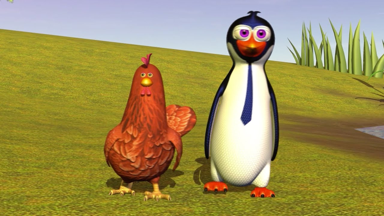 Il Pinguino E La Gallina - Canzoni per Bambini | La Fattoria di Zenon