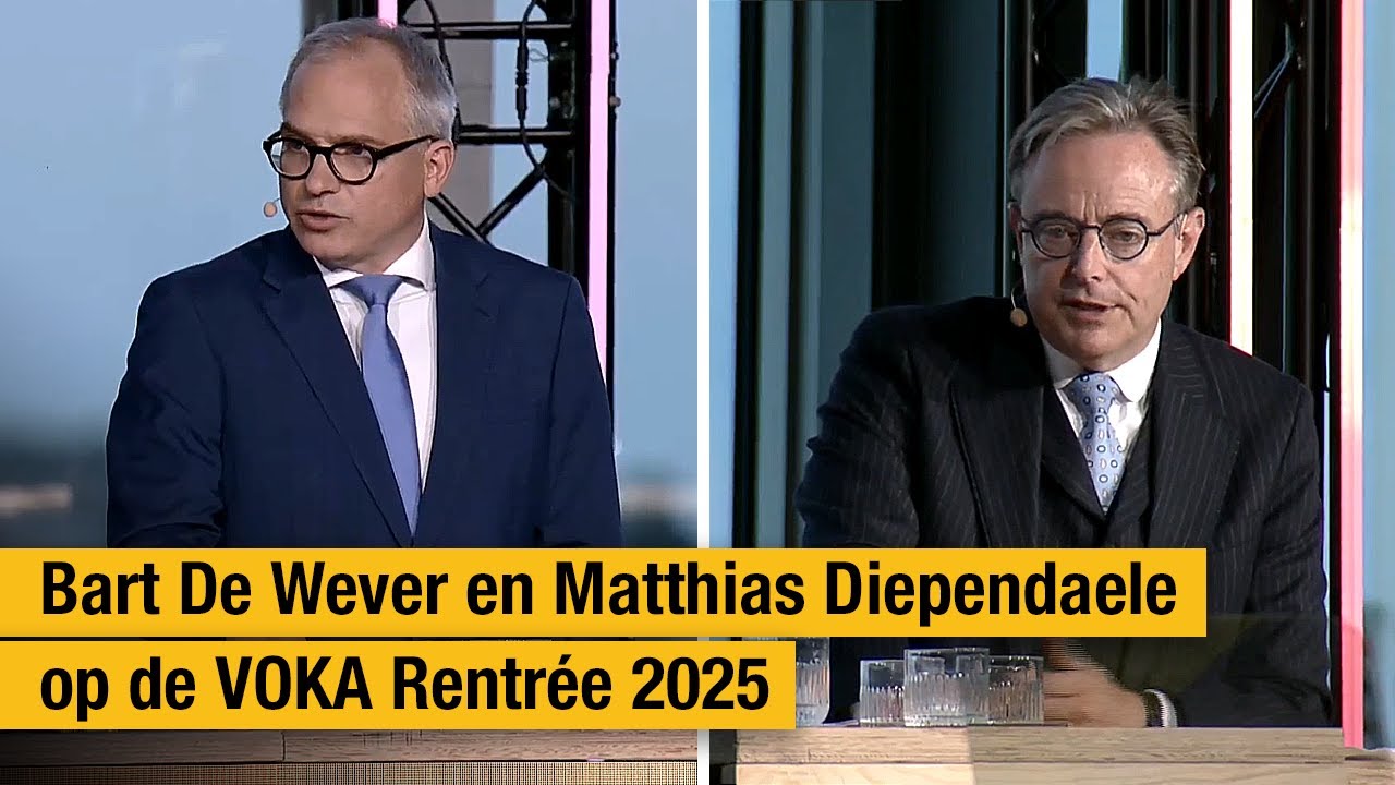 Bart De Wever & Matthias Diependaele op de VOKA Rentrée 2025