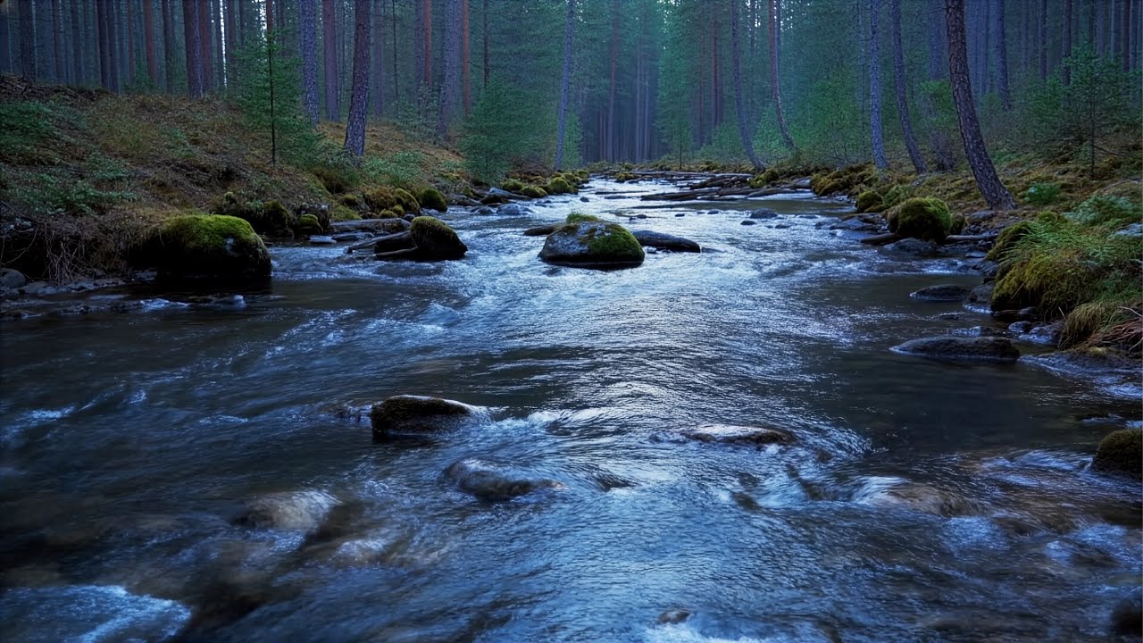 🌊 Gentle River White Noise for Deep Focus and Calm Work