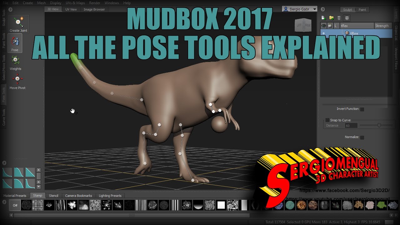 Mudbox 2017: All The Pose Tools Explained