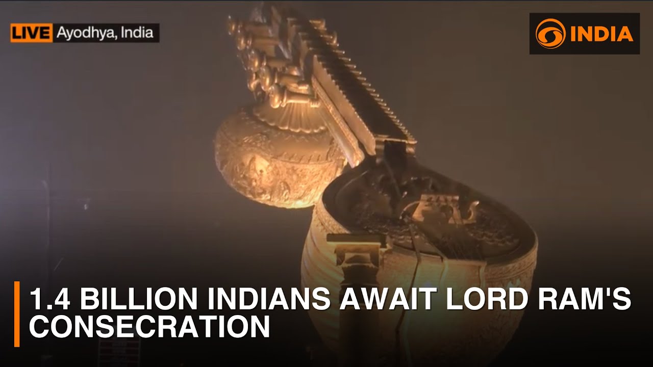 1.4 billion Indians await Lord Ram's consecration | DD India