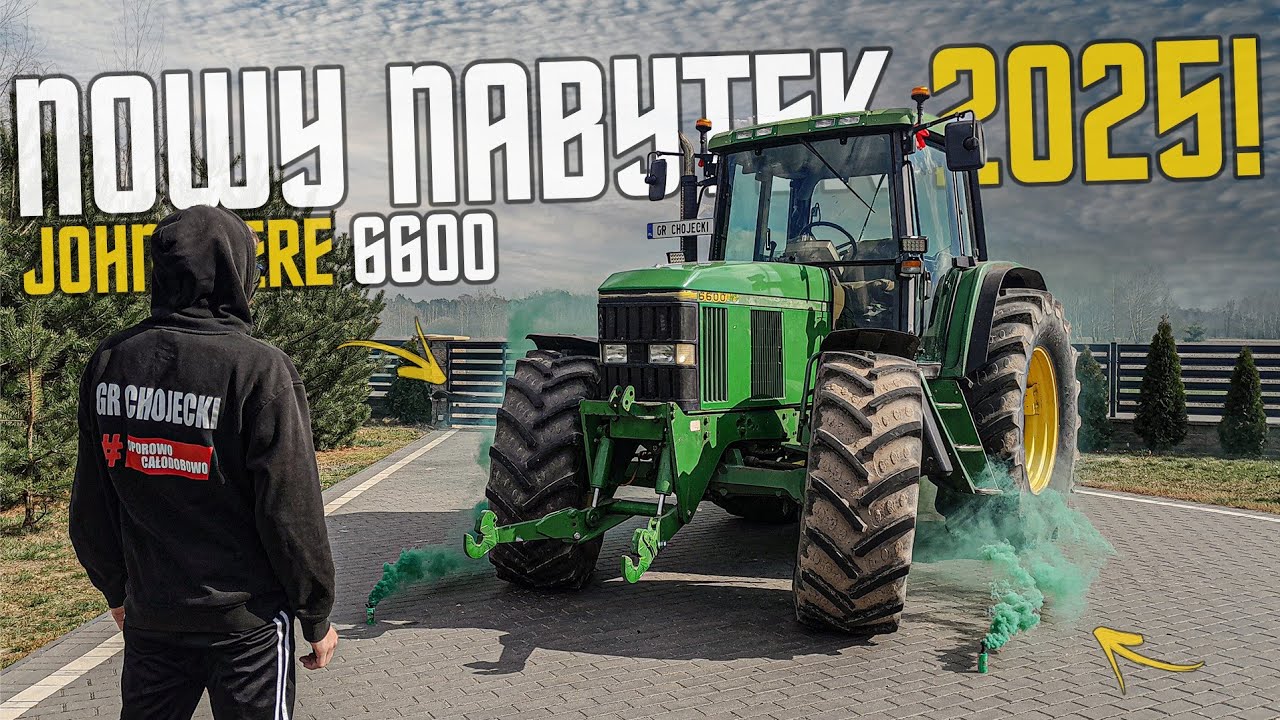 ☆Nowy Nabytek 2025!☆John Deere 6600!☆Gr Chojecki☆Dźwięk Silnika!?☆