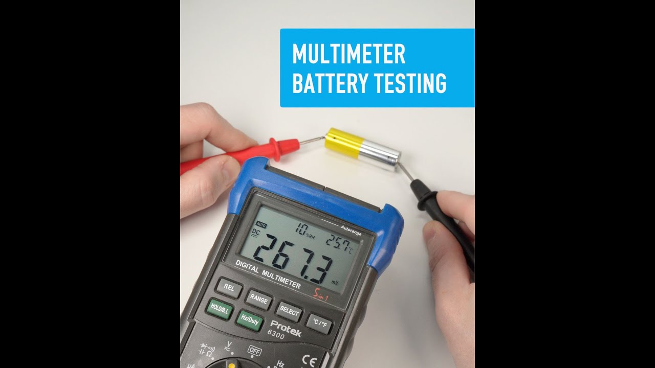 Test Batteries with a Multimeter - Collin&rsquo;s Lab Notes #adafruit #collinslabnotes