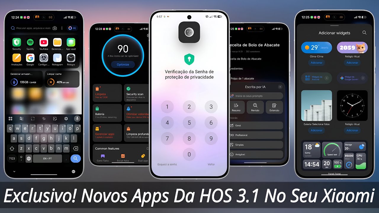 Exclusivo! Liberou Agora! Novos Apps Atualizados da HOS 3 e 3.1 No Seu Xiaomi