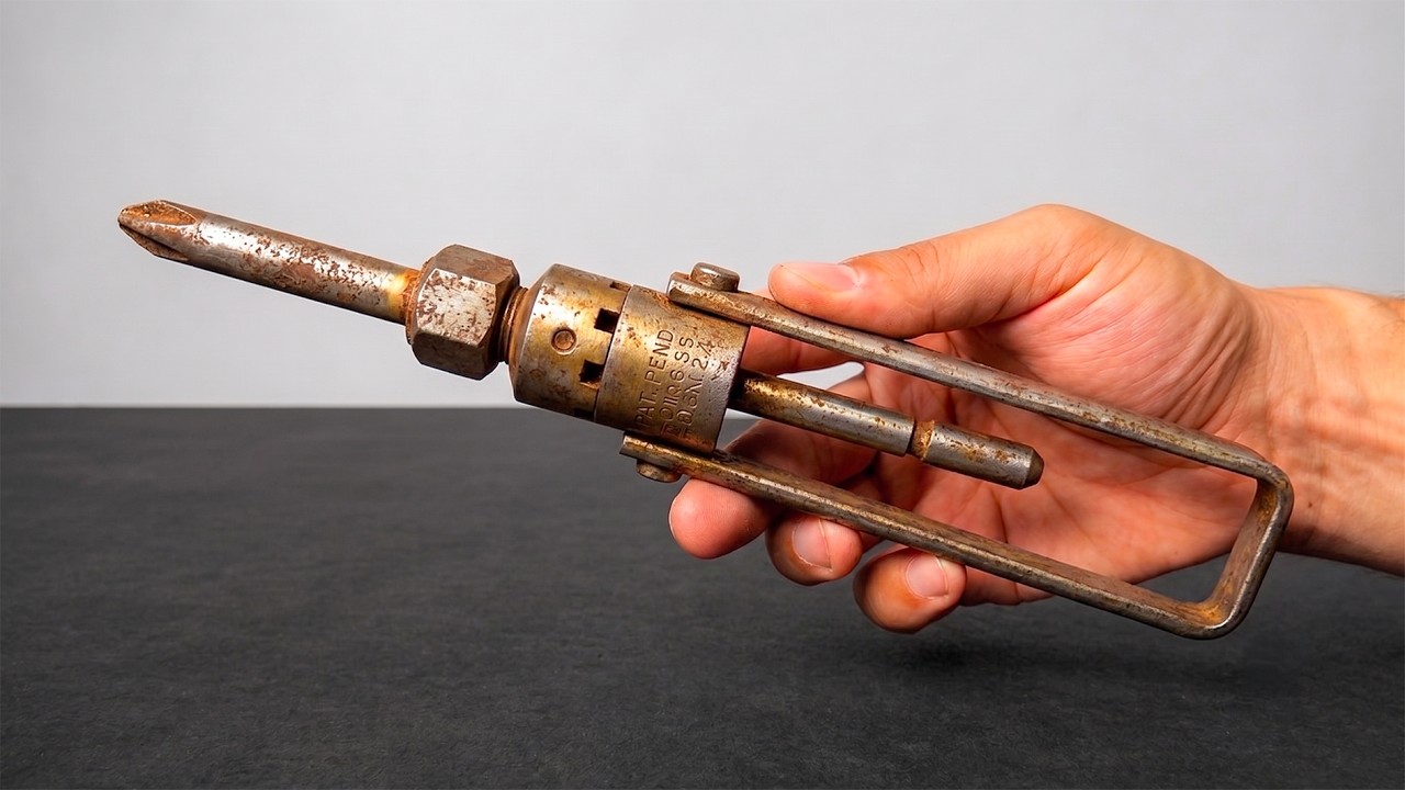 I restored this rare Ratchet Screwdriver!
