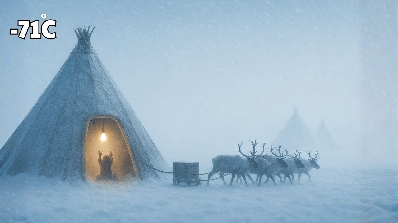 Life of Yakut Nomads in Winter | How They Keep Warm and Alive at –71°C