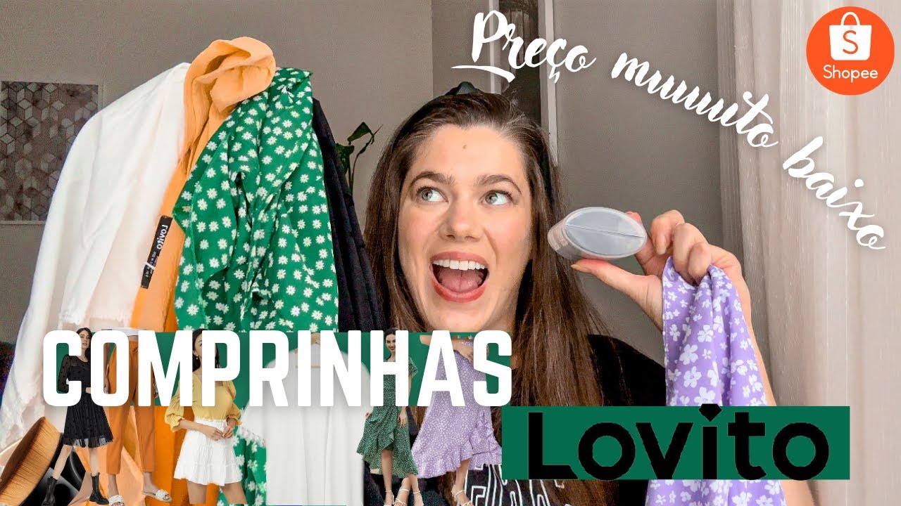 MAIS UMA COMPRA MARAVILHOSA NA LOVITO / SHOPEE + vestido de estrela perfeito