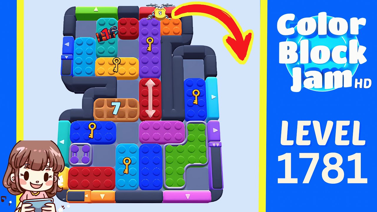 Color Block Jam Level 925 (1781) Solution Walkthrough