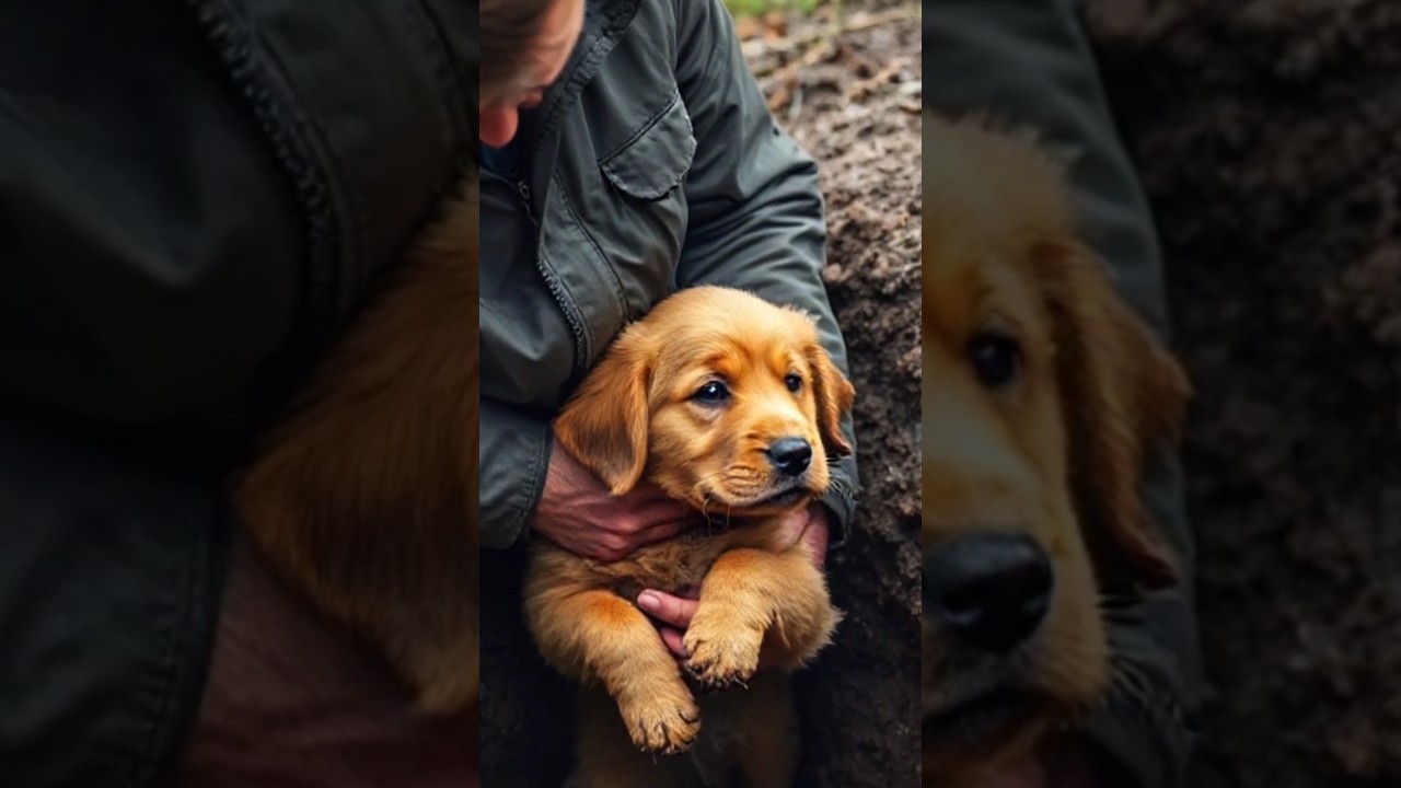 Emotional Dog Rescue | Brave Man Saves Puppy from Construction Pit” 