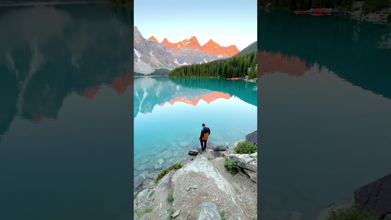 Moraine Lake, Canada #banff #canadalife #canada #morainelake #travel #traveling #travelvlog #lake