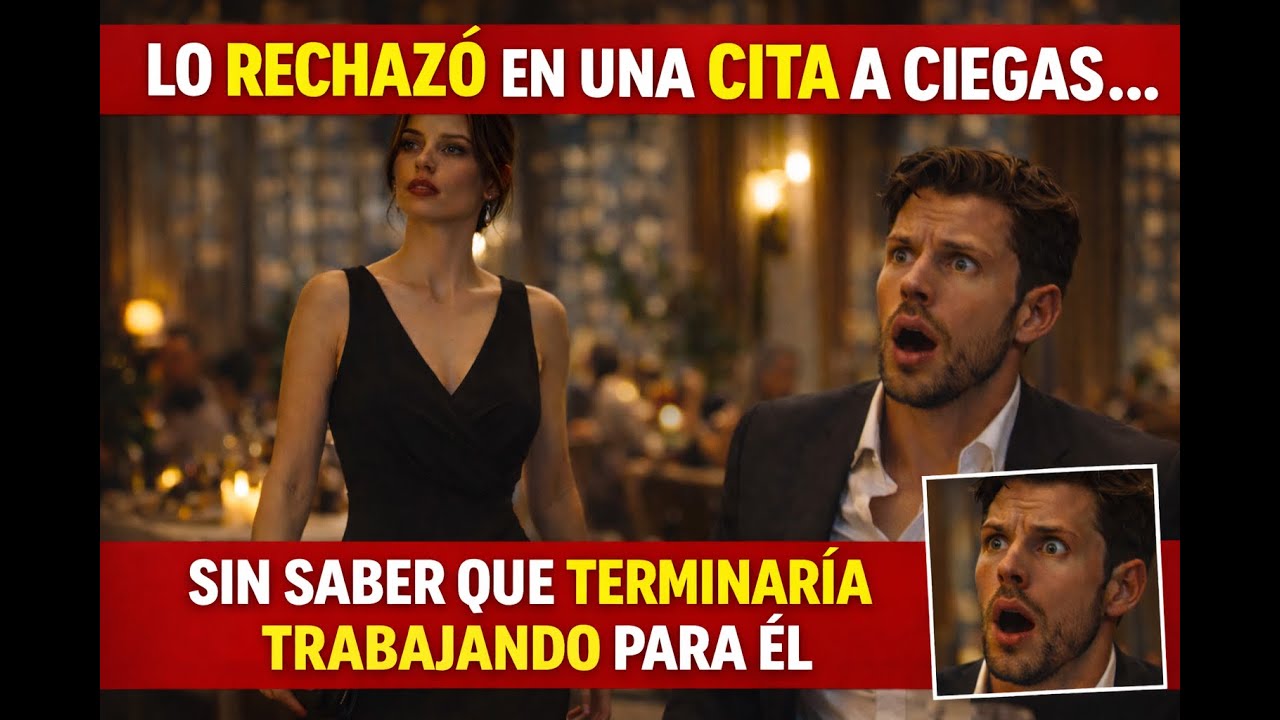 RECHAZÓ AL CEO EN UNA CITA A CIEGAS... SIN SABER QUE TERMINARÍA TRABAJANDO PARA ÉL.