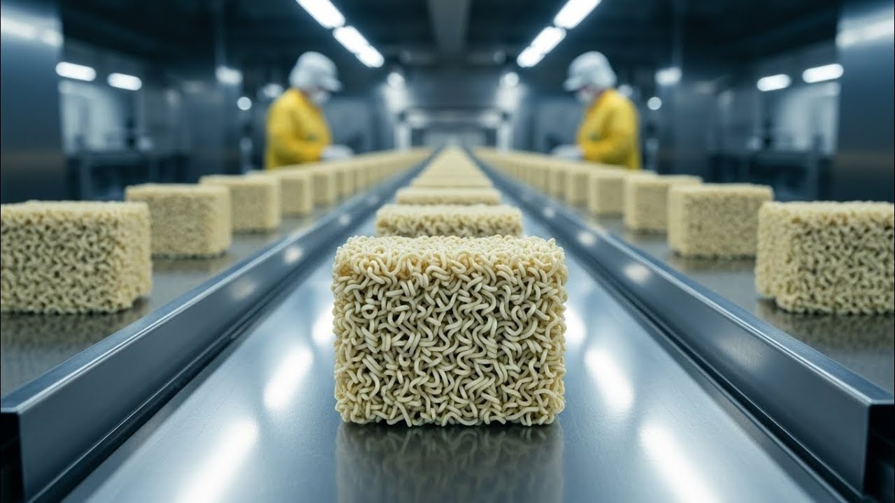 Inside an Instant Noodle Factory | Step-by-Step Manufacturing Process | Process guru 