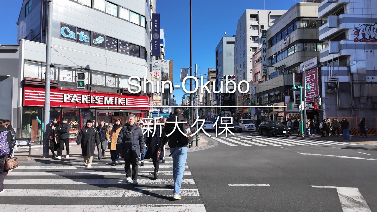 [4K] Shin-Okubo 新大久保 [Tokyo 東京] [Walk 散歩] 