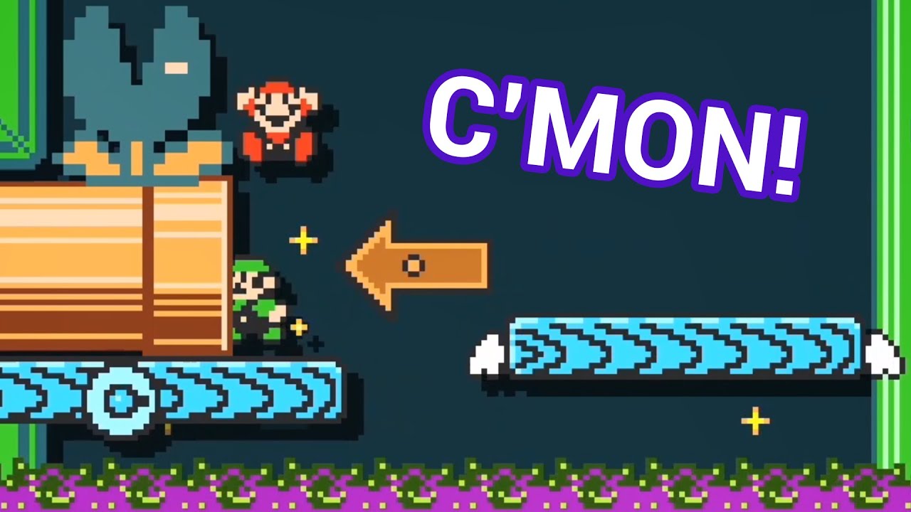 The WILDEST 2v2 MATCHES — Mario Maker 2 Multiplayer Versus w/ RedFalcon & raysfire (ft. LilKirbs)