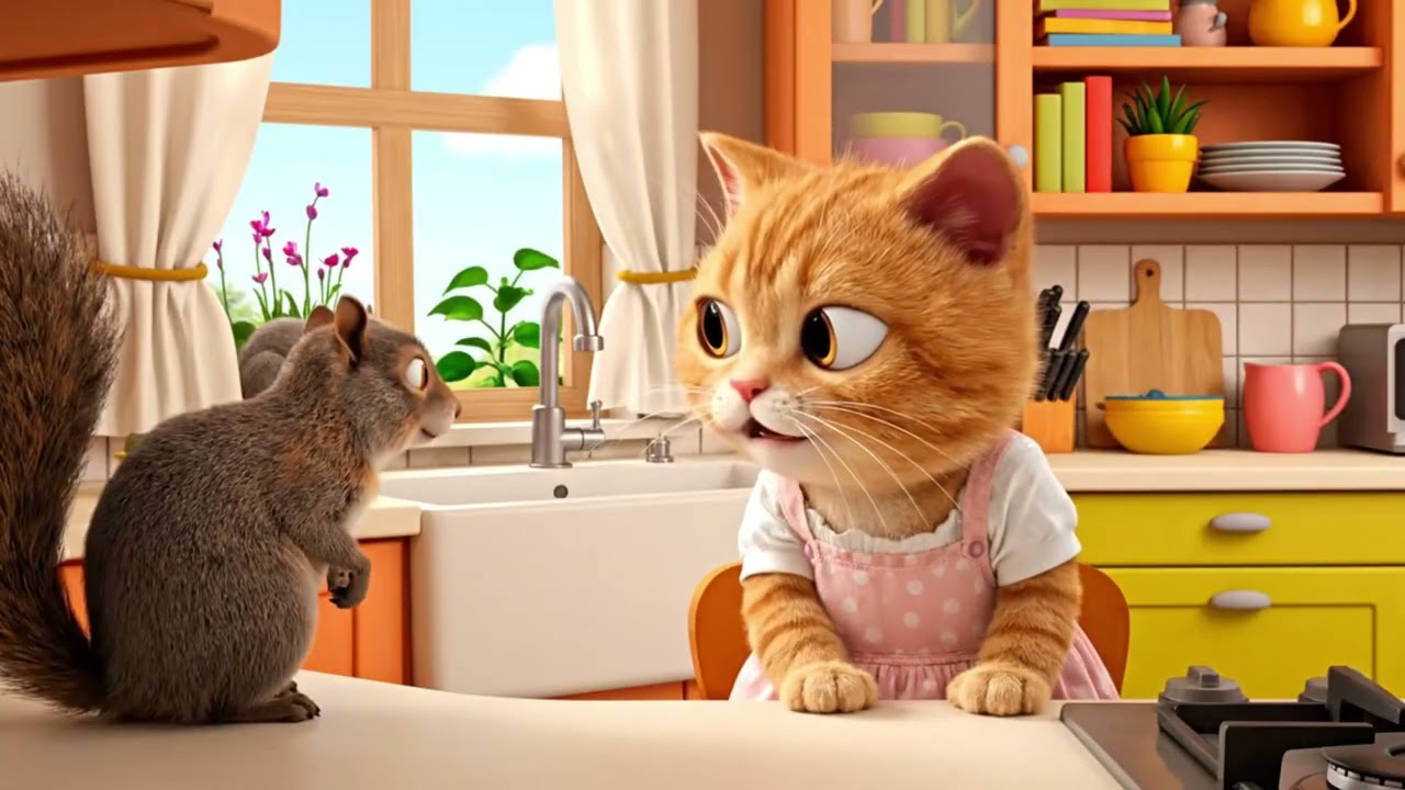 Giant Cat Mystery: The Cute Cat and the Secret of Vegetables