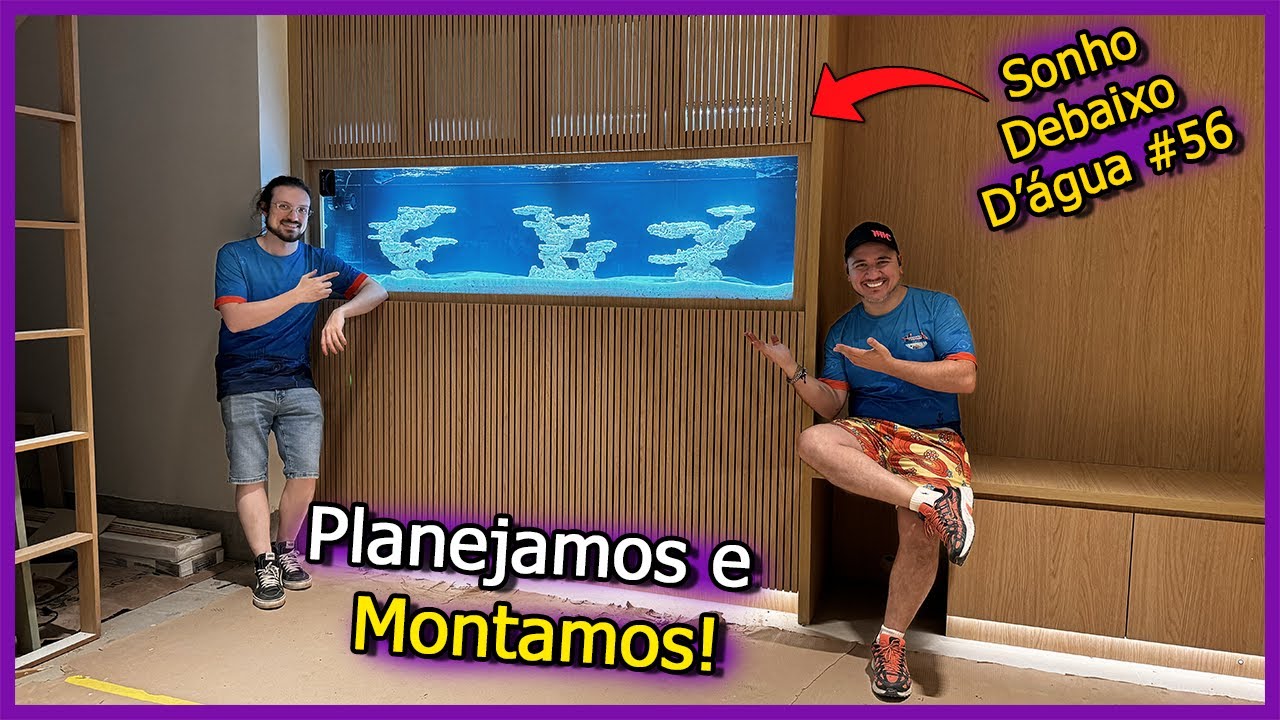 Montei um Aquário de 2 Metros em Balneário Camboriú - Sonho Debaixo D'água #56
