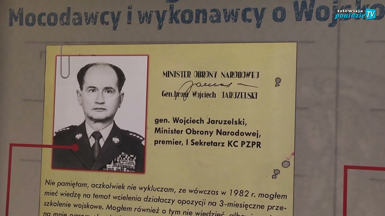 Wernisaż wystawy 'I nazywali to Wojskiem Polskim...! Wojskowe Obozy Internowania w Polsce 1982 1983'