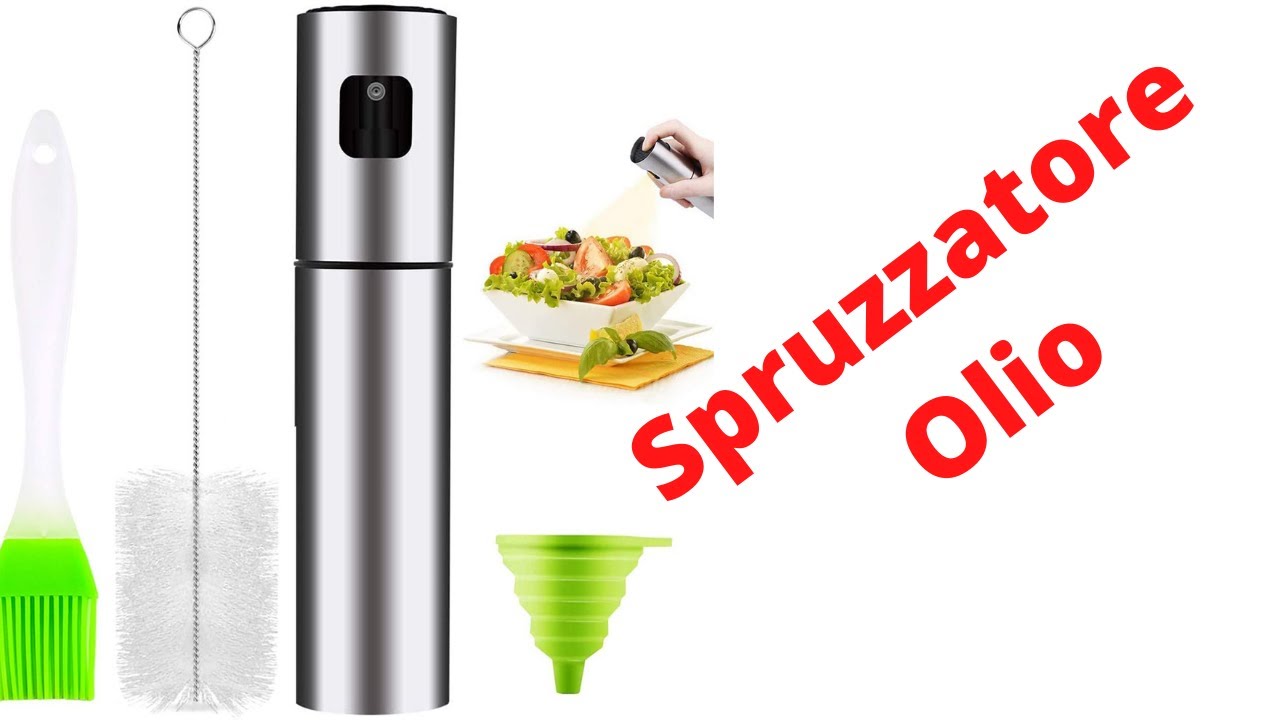 Spruzzatore Olio, Bottiglia in Acciaio (ecco come funziona)