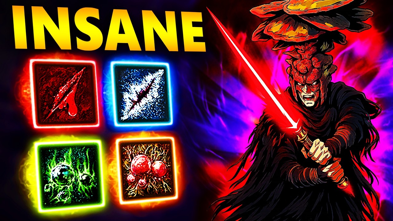 The Impossible Elden Ring Build! Antspur Rapier with 4X Status Effects! (Patch 1.16)
