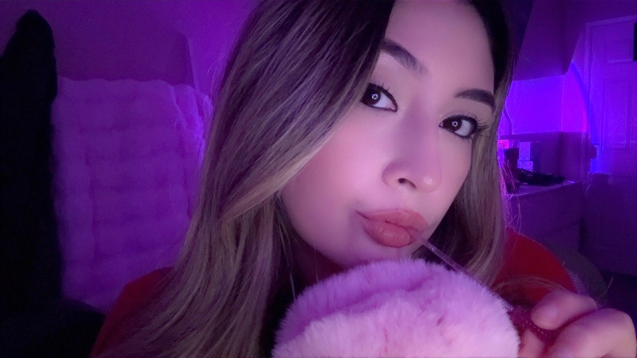 Tingly ASMR Triggers: Spoolie Nibbling + Water Globes + Mic Fluffing