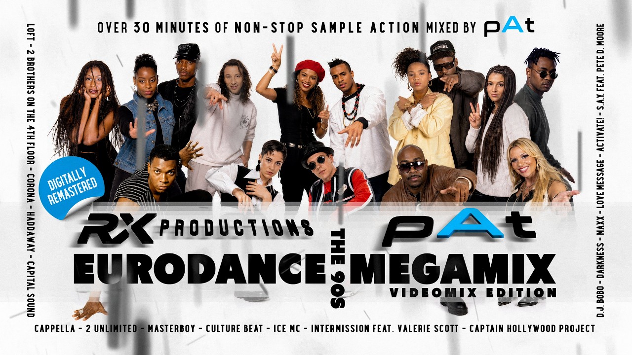 RX Productions & pAt - The 90s Eurodance Megamix / Videomix ★ Haddaway ★ Corona ★ Cappella