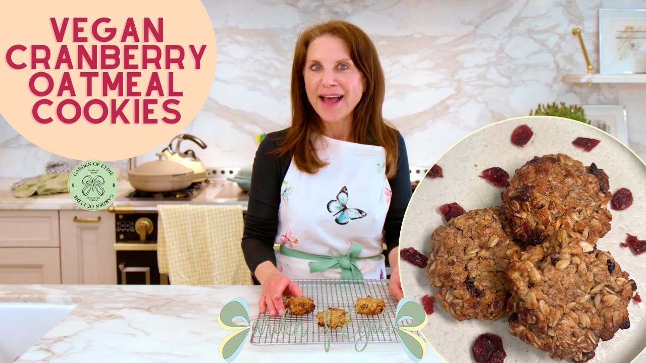 Tastiest Healthy Oatmeal Cookie Recipe Ever Only 6 Ingredients! | Vegan Cranberry Oatmeal Cookie