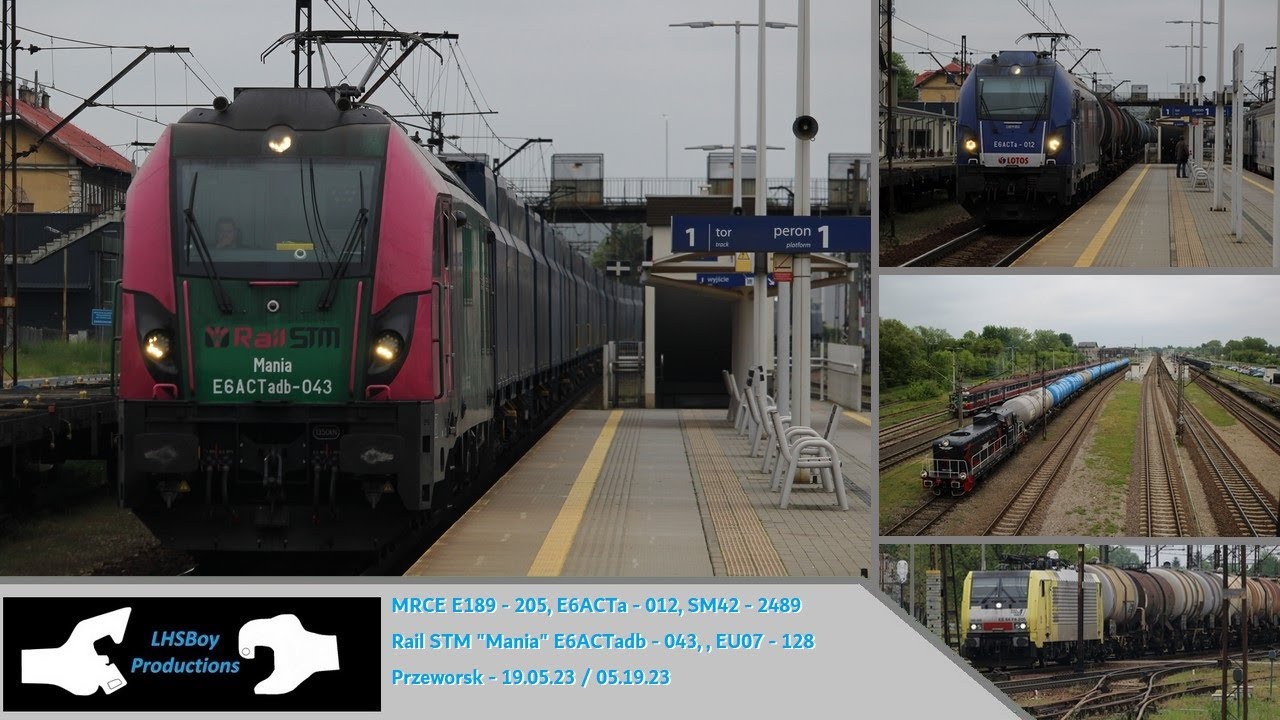 MRCE E189 - 205, E6ACTa - 012, Rail STM "Mania" E6ACTadb - 043, SM42 - 2489, EU07 - 128 - Przeworsk