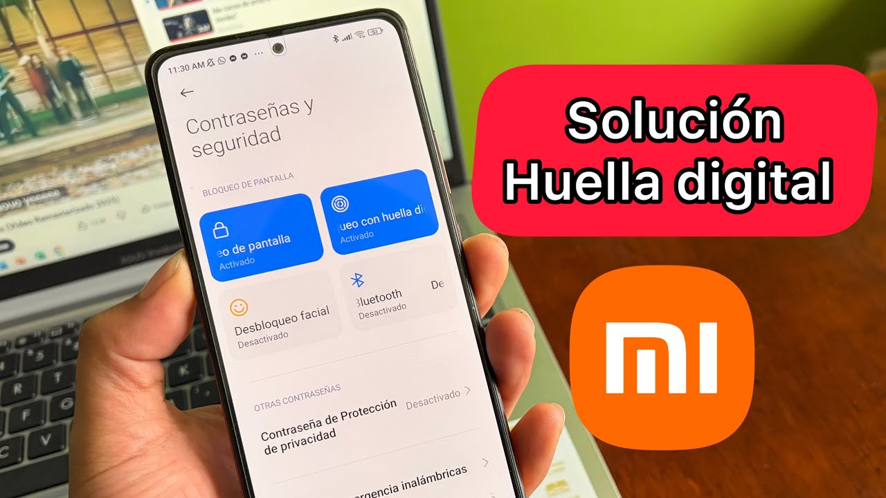 Cómo solucionar problema la huella digital no funciona ni aparece Xiaomi Redmi y Poco 