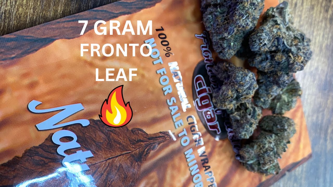 ROLLING UP A 7 GRAM FRONTO LEAF TO THE FACE 🍃😈