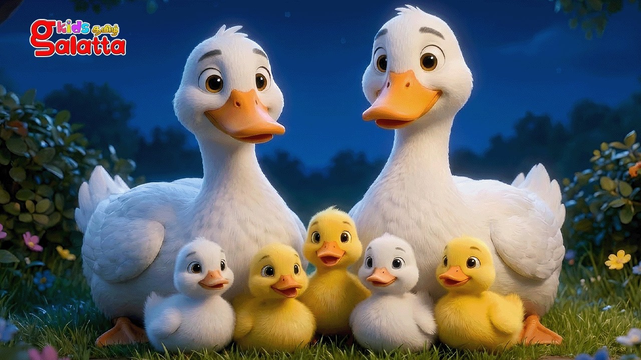 வாத்து வாத்து குளத்திலே - Duck in the Pond Song | Tamil Nursery Rhymes for Children's | Galatta Kids