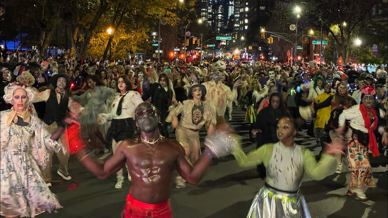 Thriller Dance - Michael Jackson - New York City Halloween Parade 2025