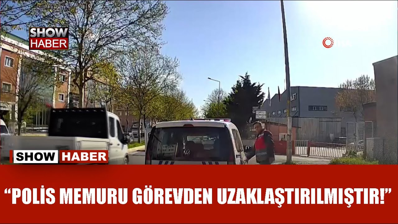 Esenyurt'ta, trafikte araç sürücüsüyle tartışan polis memuru görevden uzaklaştırıldı