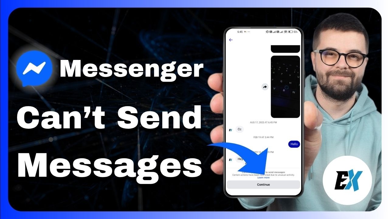 How To Fix Confirm Your Identity To Send Messages On Messenger - Can&rsquo;t Send Messages