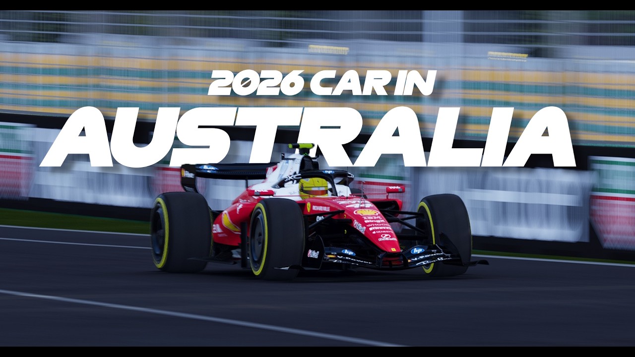 Формула-1 - Льюис Хэмилтон в Мельбурне | Ferrari SF26 | Автомобиль Формулы-1 2026 года