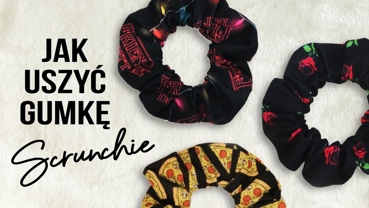 Jak Uszyć Scrunchie Frotkę Gumkę Do Włosów Zrób To Sam DIY